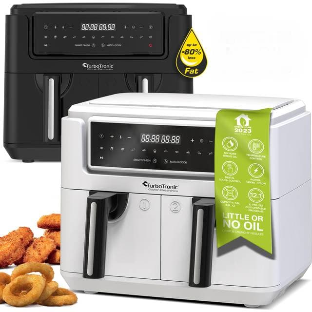 Turbotronic AF118 Dobbelt Airfryer XL