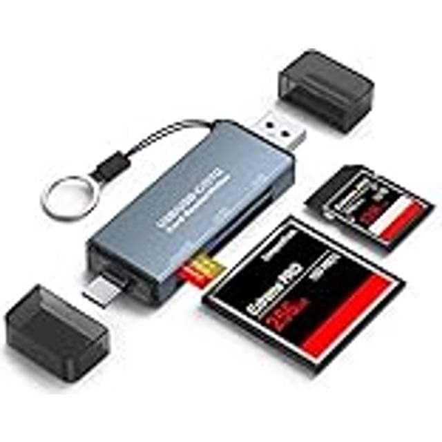 Nordic USB-A USB-C Kortlæser 3 Slot