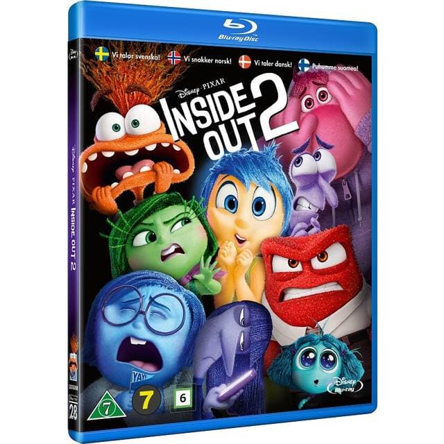 Inside Out 2 Inderst Inde 2 Blu-Ray