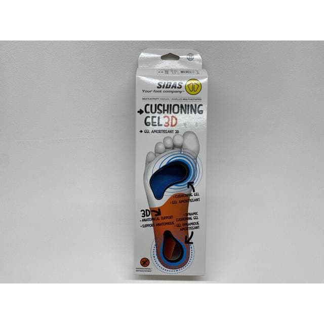 Sidas Gel 3D Sål INGEN FARVE