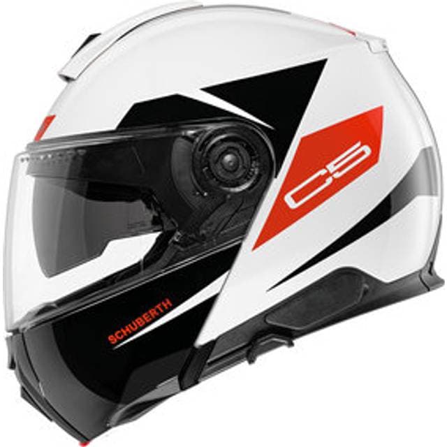 Schuberth C5 Eclipse Red klaphjelm rød