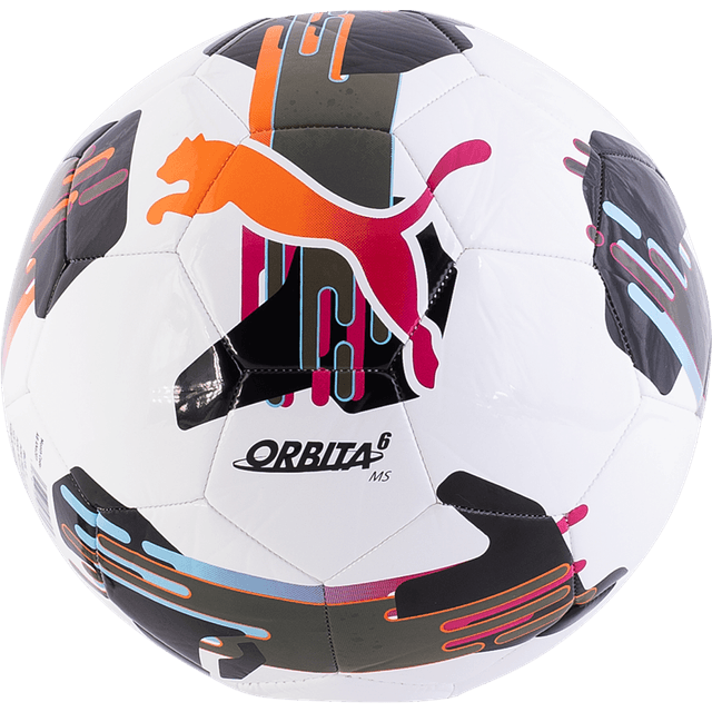 Puma Orbita MS Soccer Ball White/Multicolor-5
