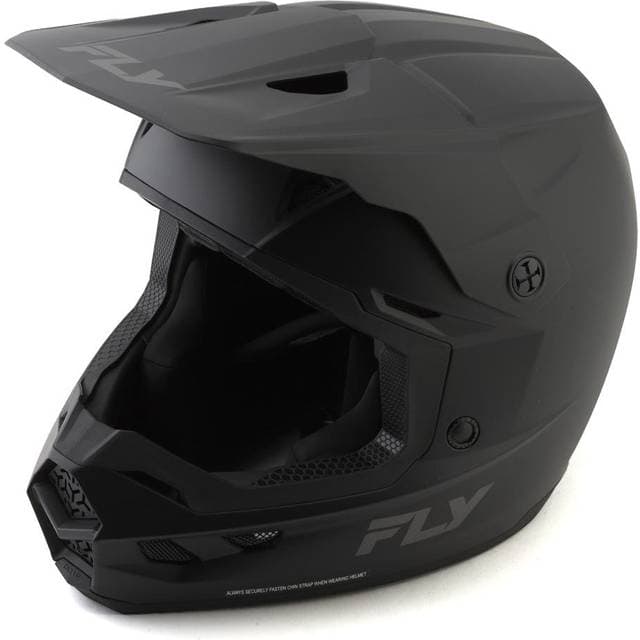 Fly Racing Crosshjelm Kinetic Solid - Matsort