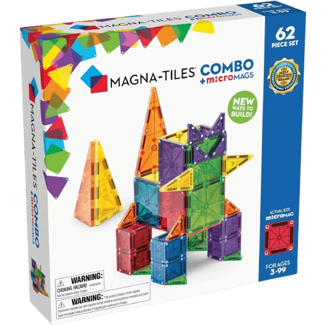 Magna-Tiles microMAGS Kombisæt 62stk