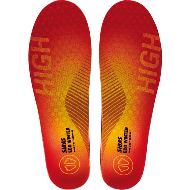 Sidas 3feet Eco Winter High Indlægssål Rød