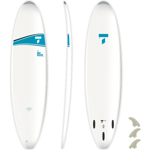 Tahe 7'3" Mini Malibu Surfboard