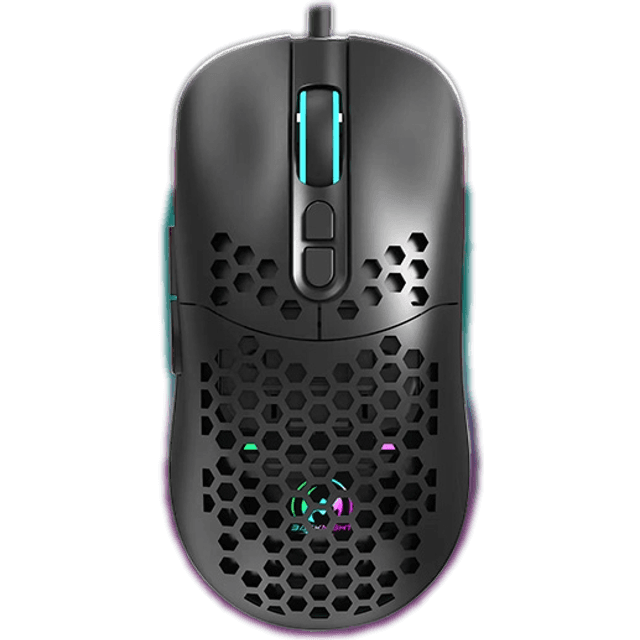 Evermart Gamer Mus BK601 Med LED Letvægt