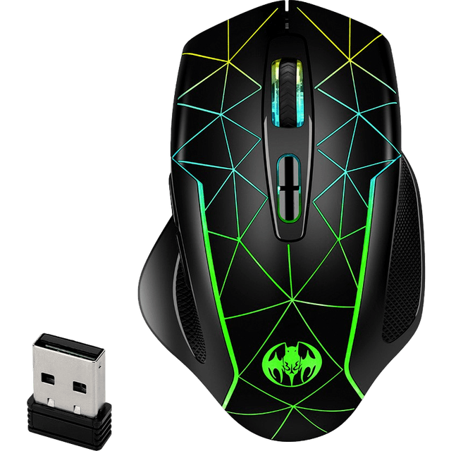 Evermart Gamer Mus med Trådløs RGB