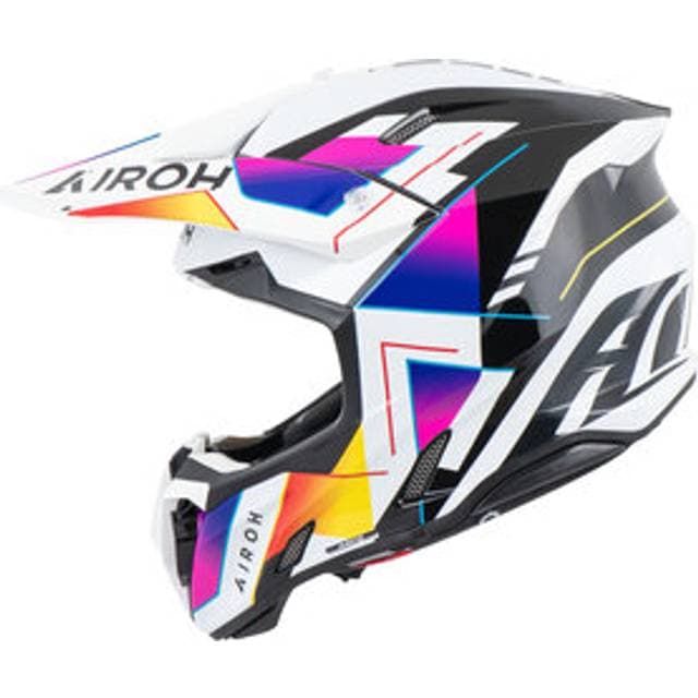 Airoh Crosshjelm Twist 3 Rainbow - Lilla