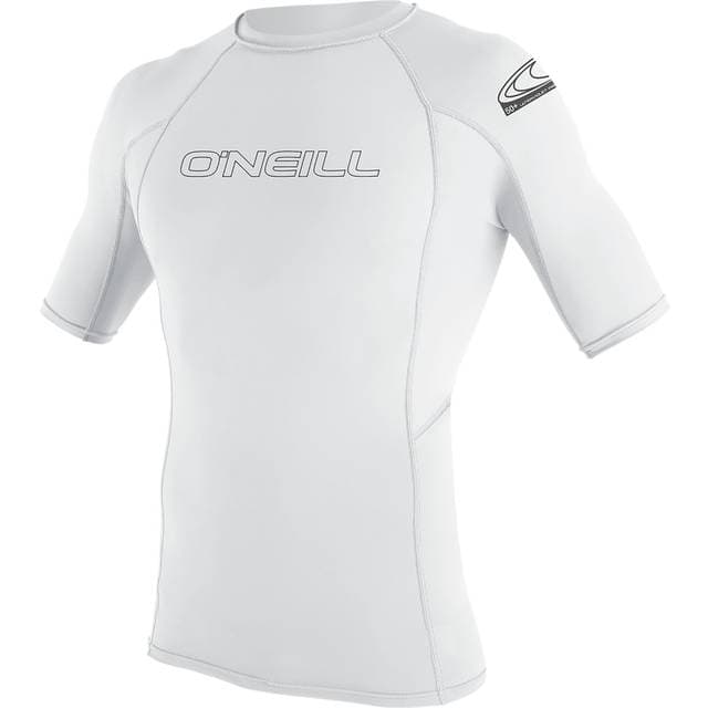 O'Neill Basickins S S Rash Guard White M