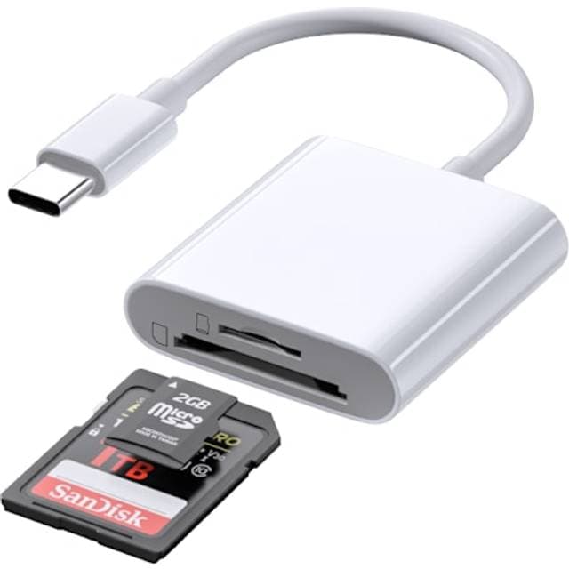 INF Type-C Dual SD TF Card Reader