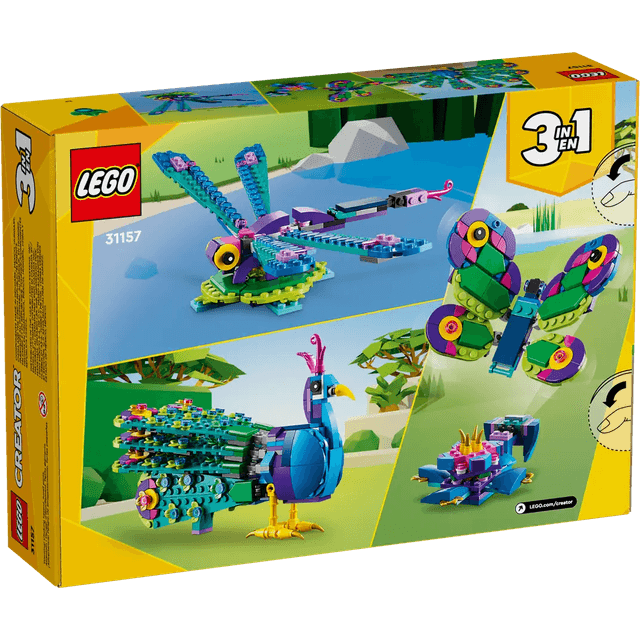 LEGO Creator 3in1 Exotic Peacock 31157