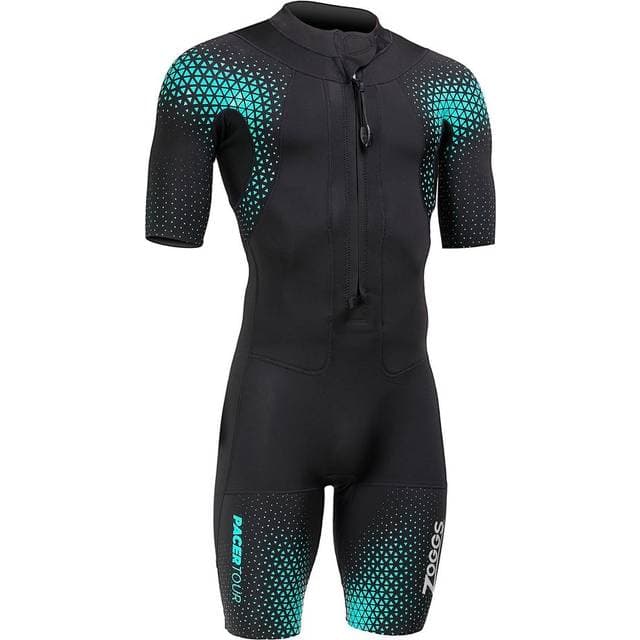 Zoggs Men's Pacer Tour Shorty Black Blue M/L