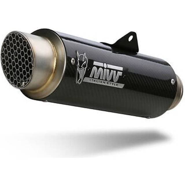 Mivv Gp Pro Slip On Carbon Titan Black Steel