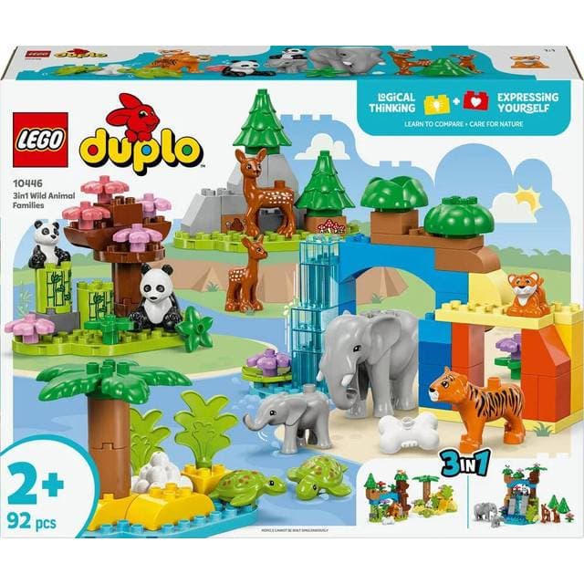 LEGO Duplo 3-i-1 vilde dyrefamilier 10446