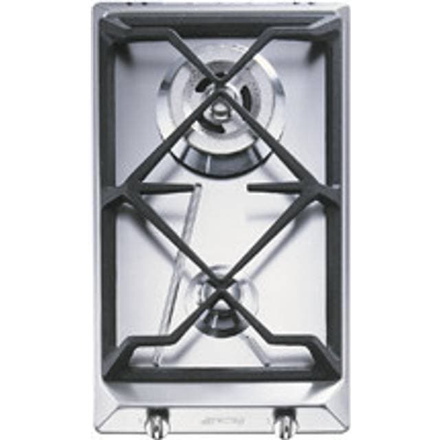 Smeg SRV532GH3 Edelstahl Kochfeld 2 Zone