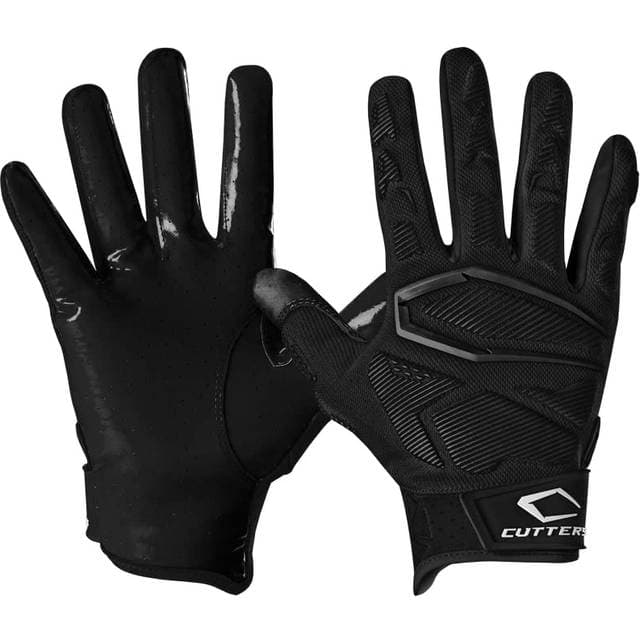 Cutters Gamer 5.0 Football Gloves Black