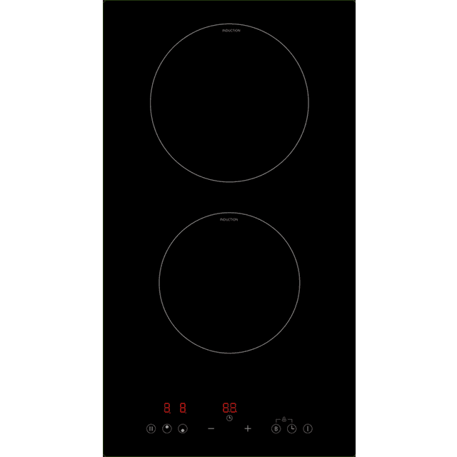 EICO Ih 30-2 Induktionskogeplade Sort