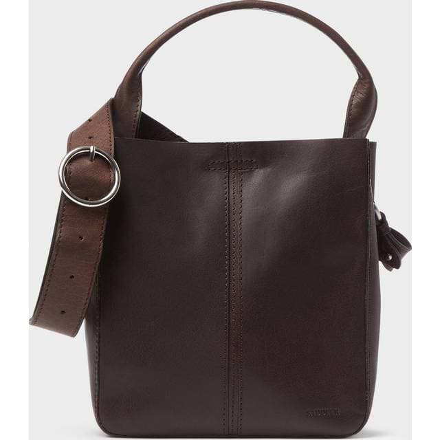 Saddler Elsa Mini Tote - Mørkebrun
