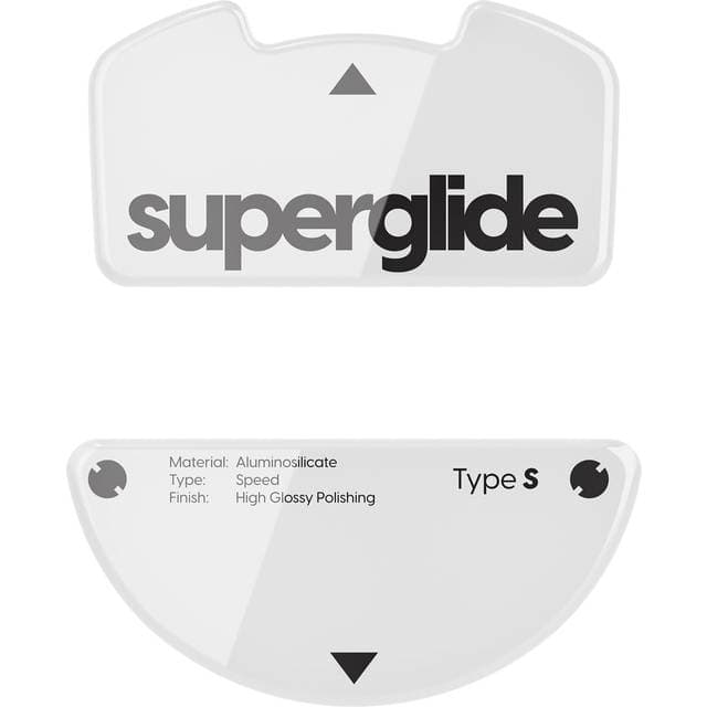 Pulsar Superglide Type-S Glas Skates Hvid