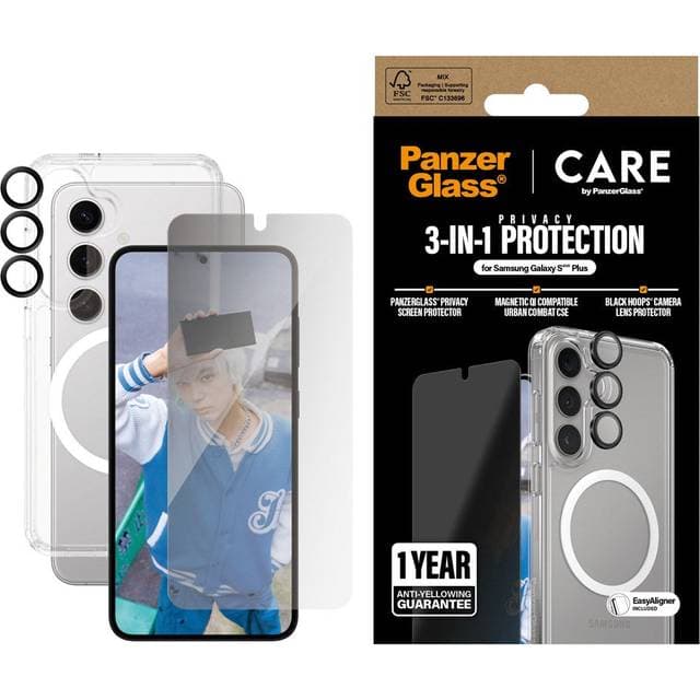 CARE by PanzerGlass 3-in-1 Privacy Bundle