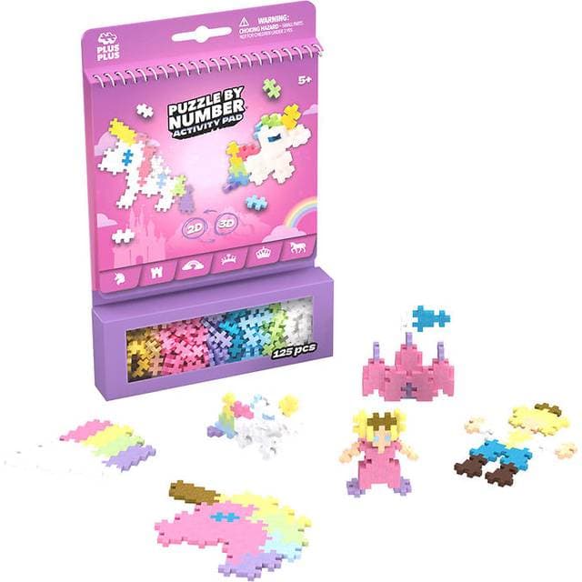 Plus Plus Fairy Tale Activity Pad 125 stk