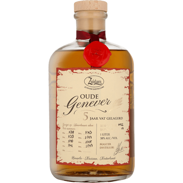 Zuidam 5 Jaar Genever 1 Ltr 38 % Vol