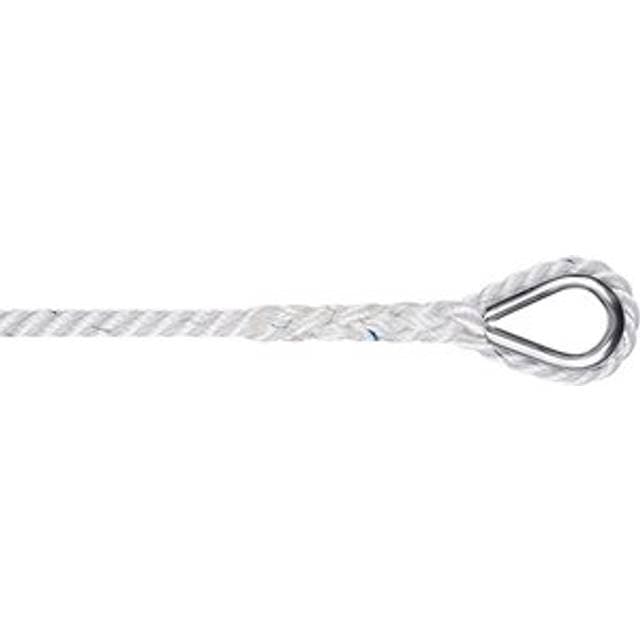 Liros Liros Polyester 3-Slået 16mm Hvid 30m