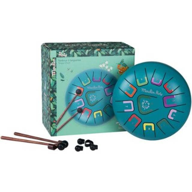 Moulin Roty Sansetromme Blå 20 cm