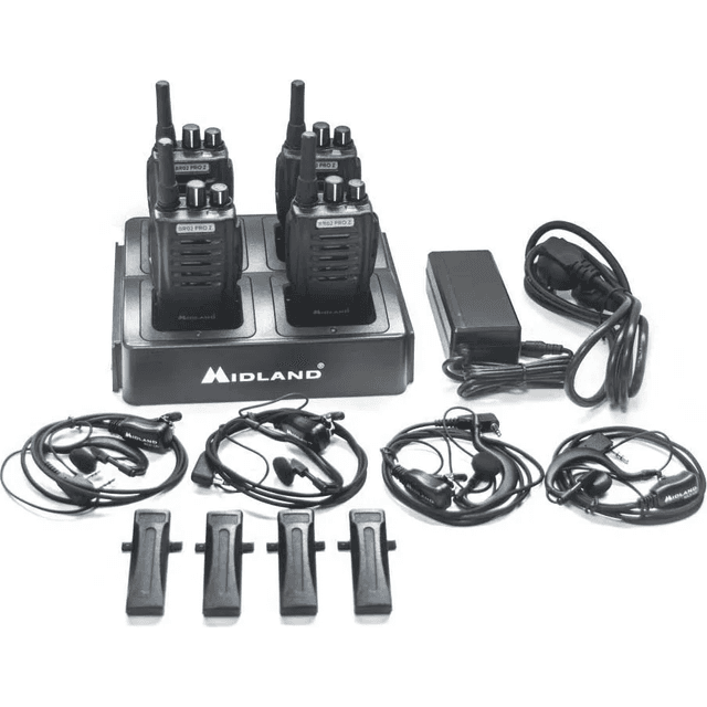 Midland Br02 Pro Z Walkie Talkie 4 Units
