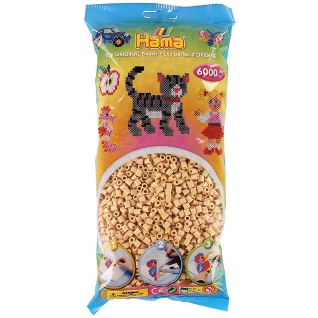 Hama Midi Perler Beige 6000stk 205-27
