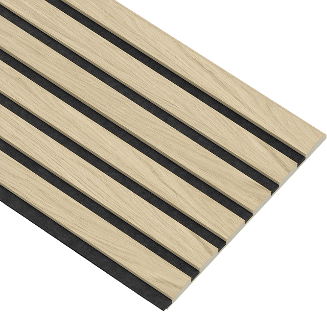 I-Wood I-Wood Akustikpanel Eg Natur Sort Filt