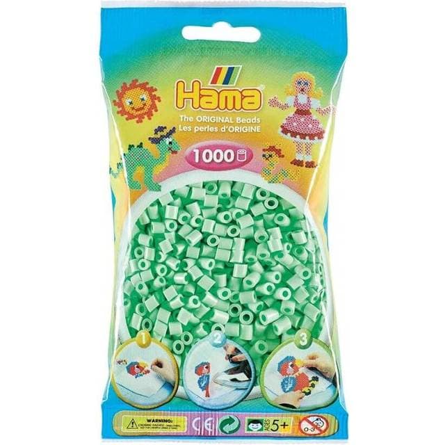 Hama Midi Perler Pastel Mint 1000stk 207-98