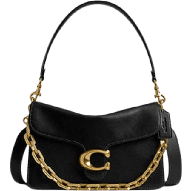 Coach Chain Tabby Shoulder Bag - Brass/Black
