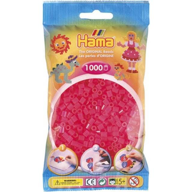 Hama Midi Perler Neon Fuchsia 1000stk 207-32