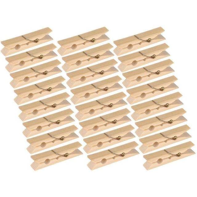 Ultra Clean Bambus Tøjklemmer 24 Stk
