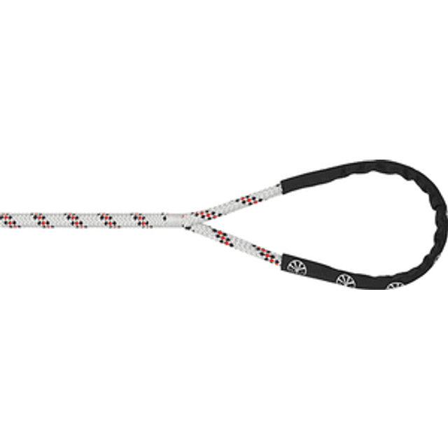 Liros Handy-Elastic 10mm Hvid-Sort-Rød 10m