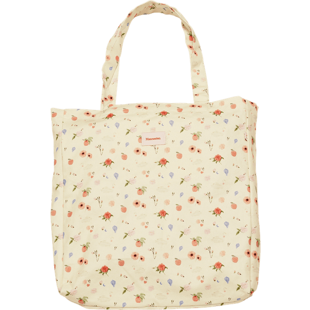 Maanesten Canvas Totebag - Roses And Shells