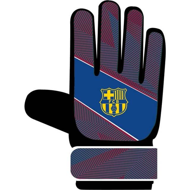 FC Barcelona Childrens Kids Goalkeeper Gloves