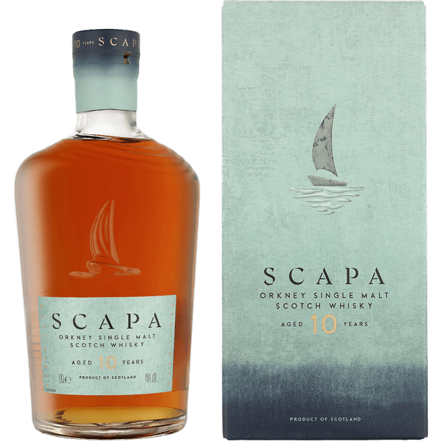 Scapa 10 Years Whisky 0.70 Liter 70 cl