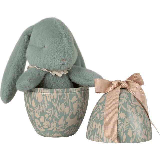 Maileg Metal Påskeæg Med Kanin Mint