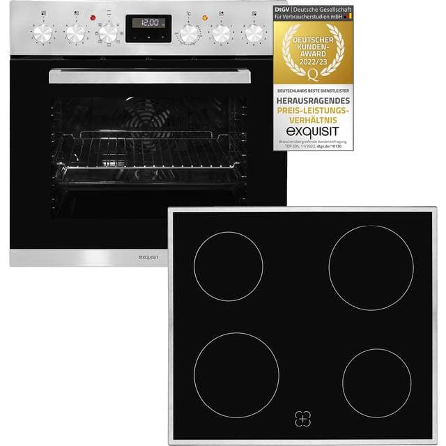 Exquisit EHE 157-2 UR Rustfrit Stål