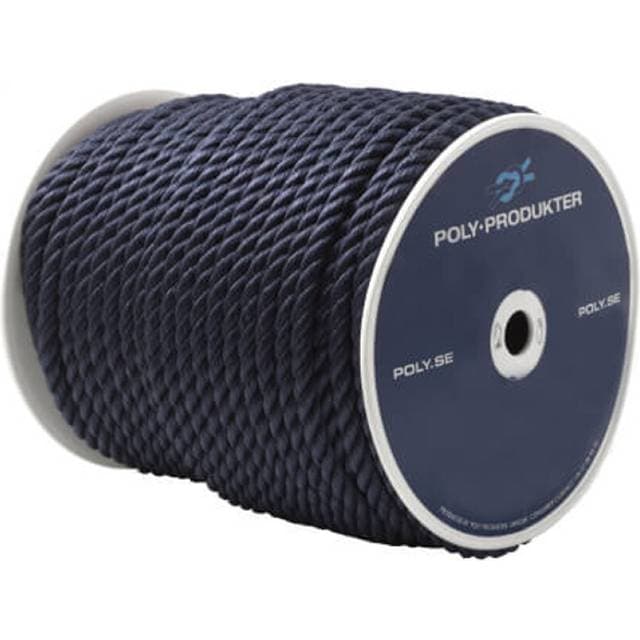 Poly Soft Polyester Rope 250 M 6 mm Navy Blue