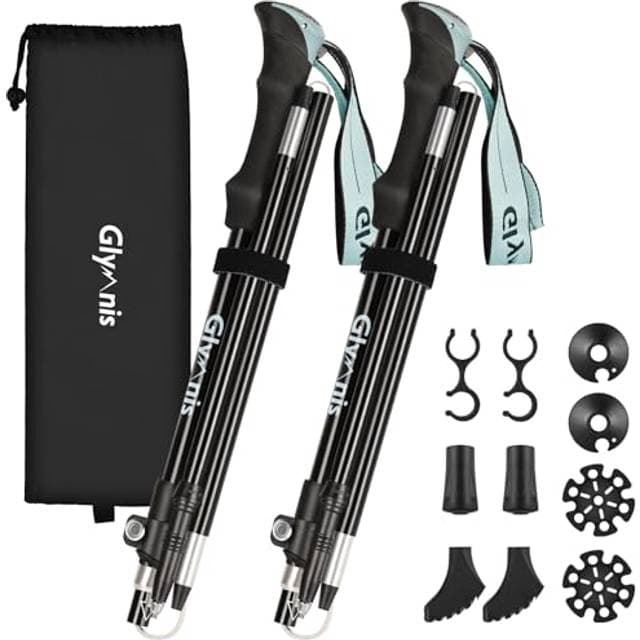 Glymnis 2 Pack Collapsible Walking Poles