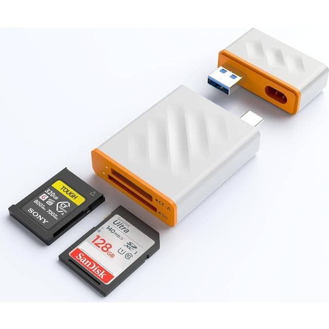 Nordic USB-A USB-C 3.0 Kortlæser 2 Slot