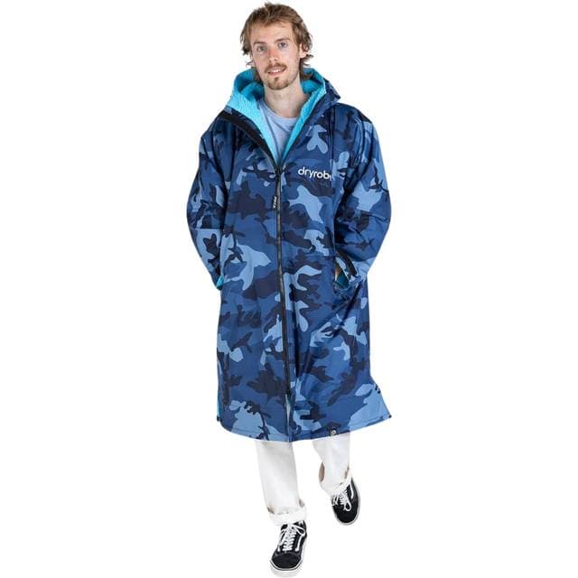 Dryrobe Advance Long Sleeve Blue Camo