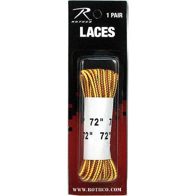 Rothco 72 Tan Nylon Work Boot Laces Rød