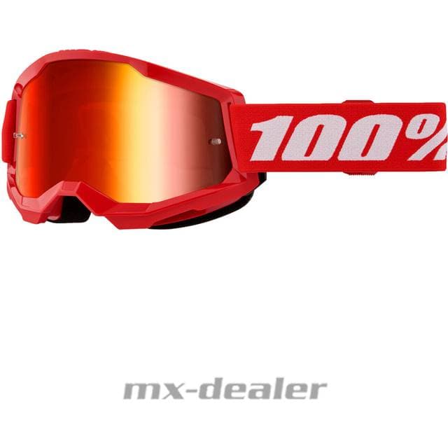 100% Crossbriller Strata 2 - Rød