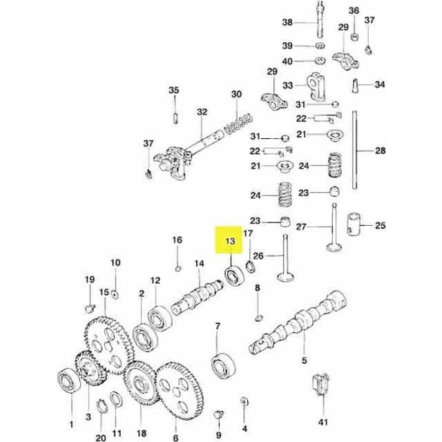 Vetus Stm1199 Bearing Silber