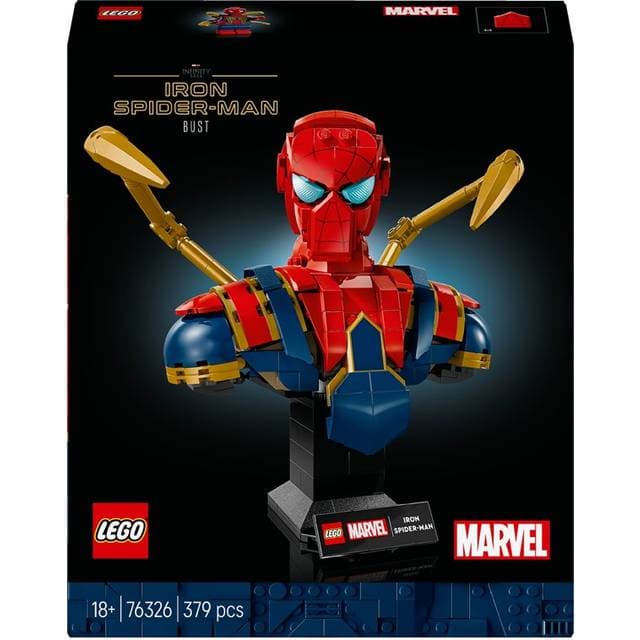 LEGO Marvel Iron Spider Man Bust 76326